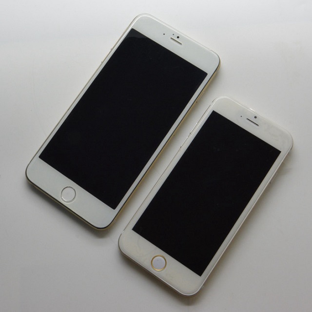 iPhone 6 gold mockups