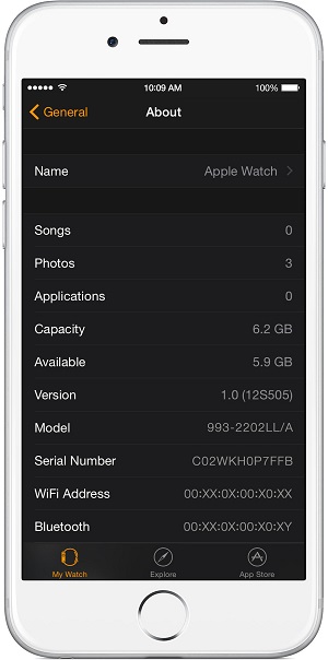 find apple serial number