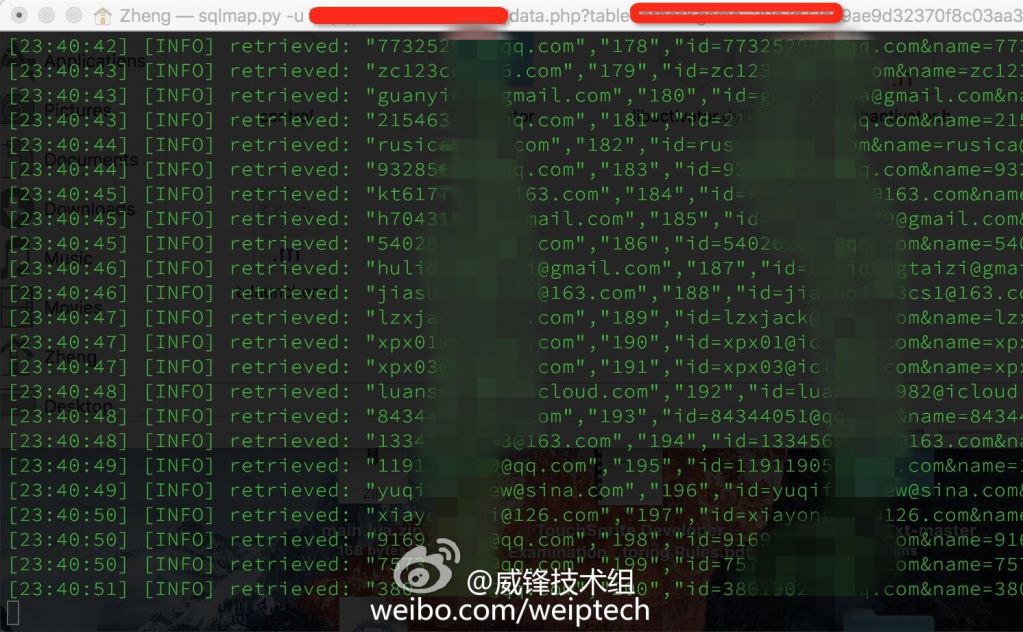 Chinese iCloud hack