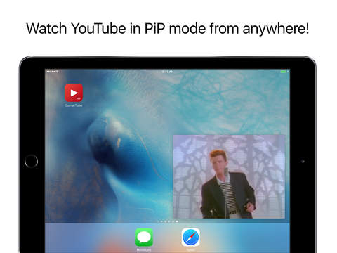 CornerTube app iPad