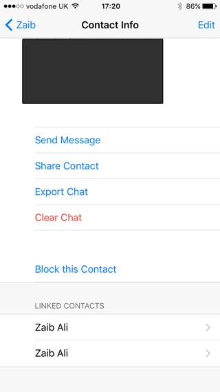 WhatsApp Export chat