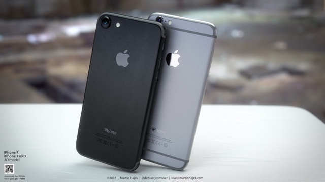 iPhone 7 Dark Space gray concept 2