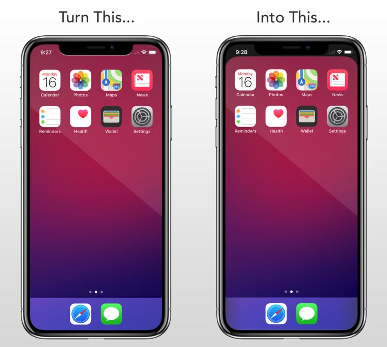 Notcho App Lets You Create Notch-Less Wallpapers For iPhone X - iOS Hacker Notcho App Lets You Create Notch-Less Wallpapers For iPhone X - iOS Hacker