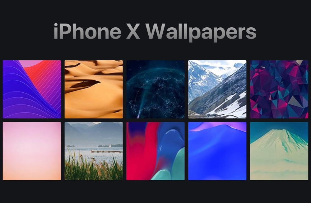 Apple iPhone X Wallpapers HD