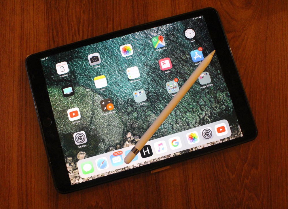 how to go to home screen with apple pencil on ipad