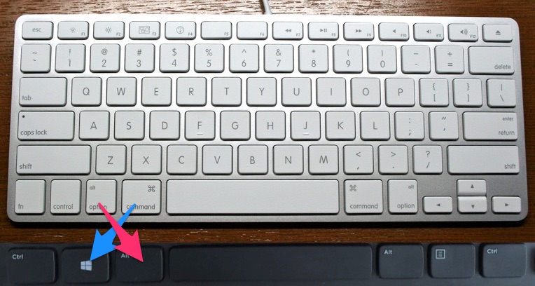 mac option key on windows keyboard