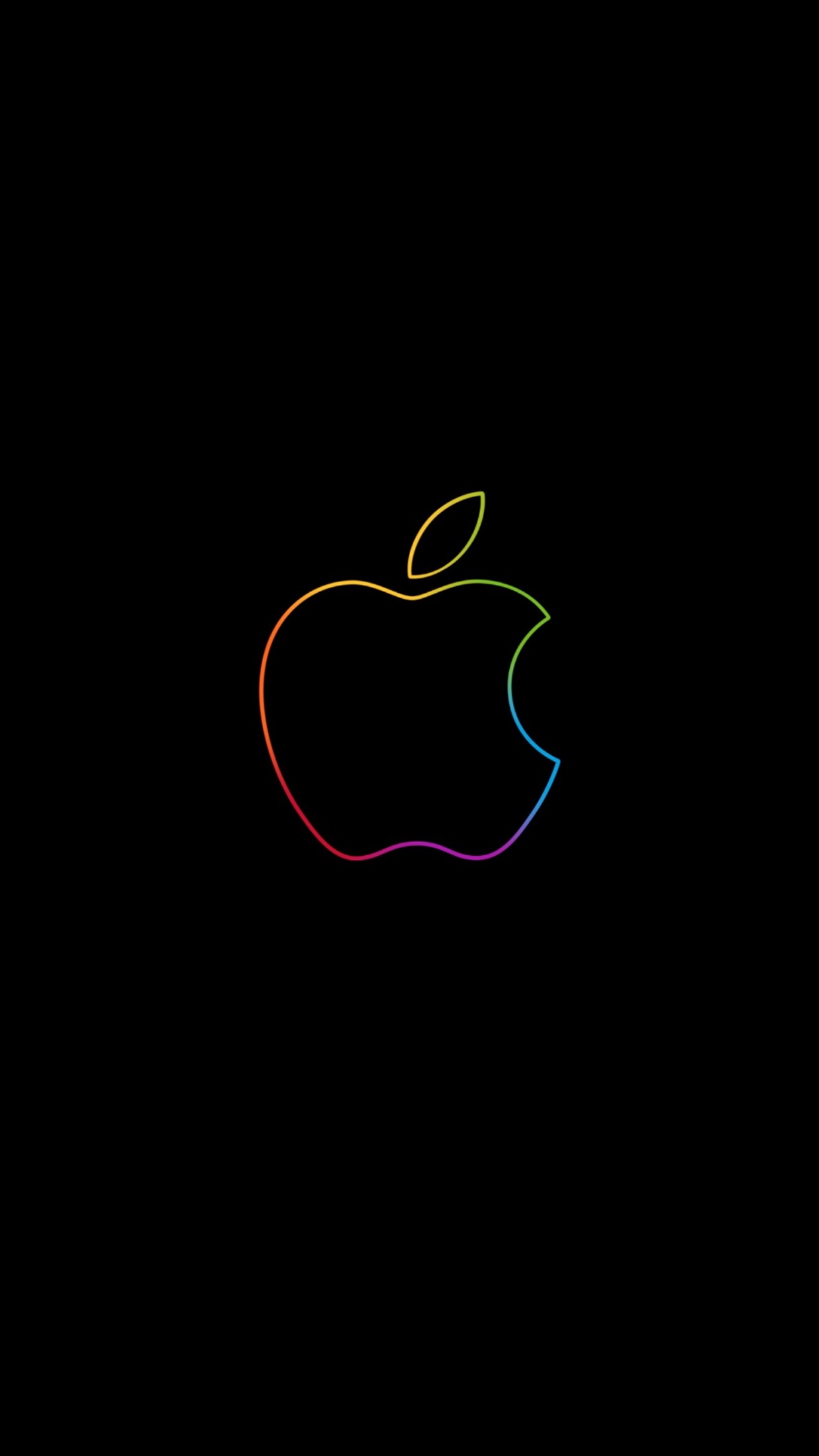 Download Apple Store Wallpapers Featuring The Colorful Apple Logo - iOS ...