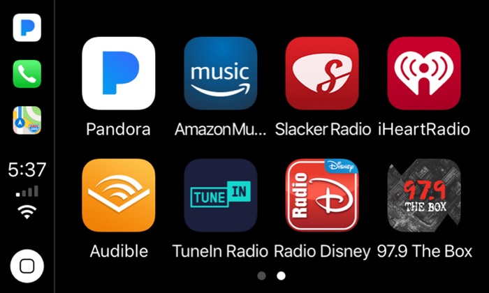 CarPlay Screenshot