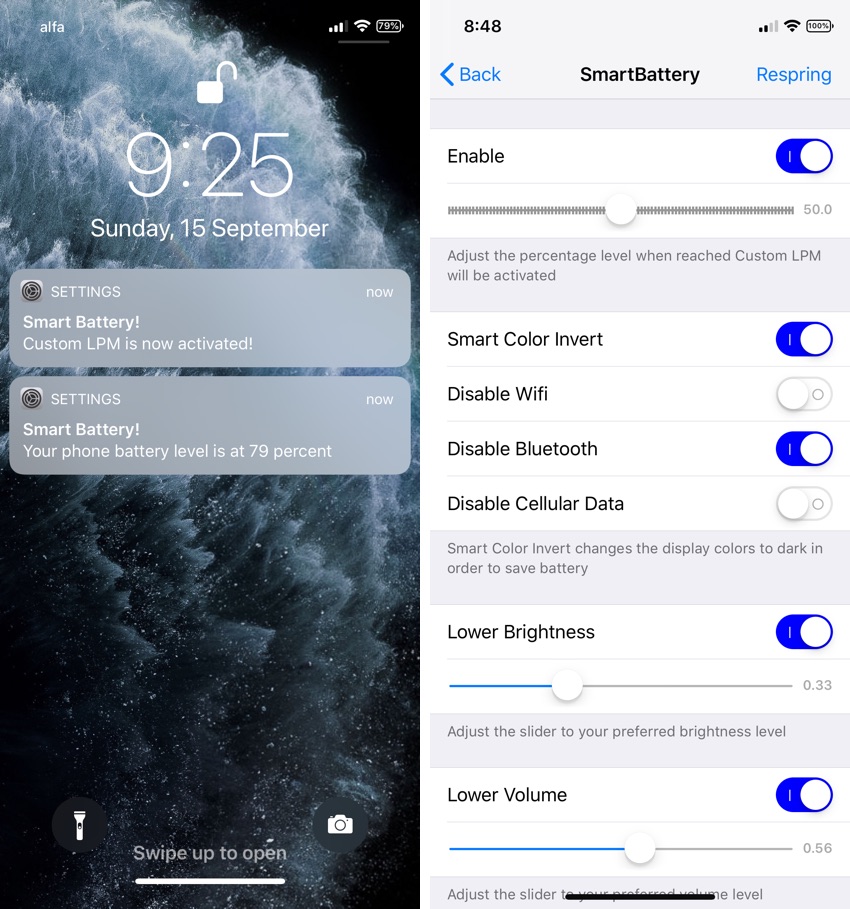 SmartBattery tweak