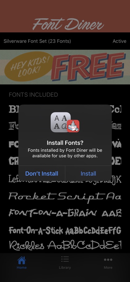 Install Fonts on iOS 13