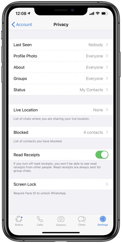 WhatsApp Group Settings