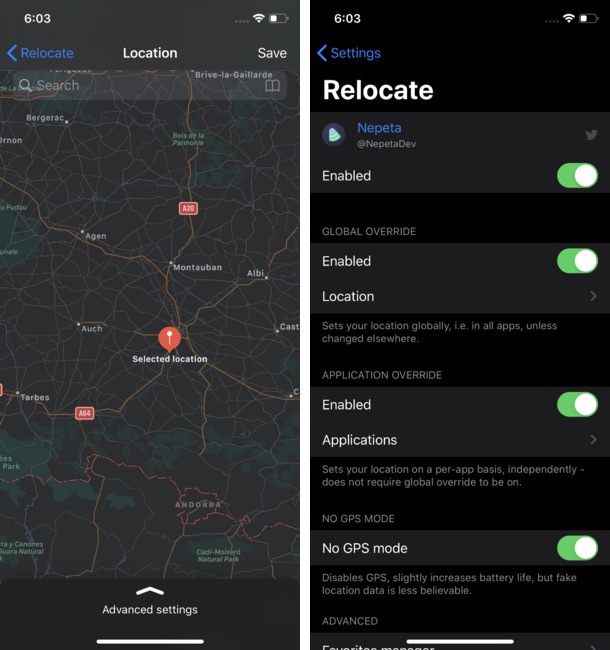 Relocate Reborn tweak