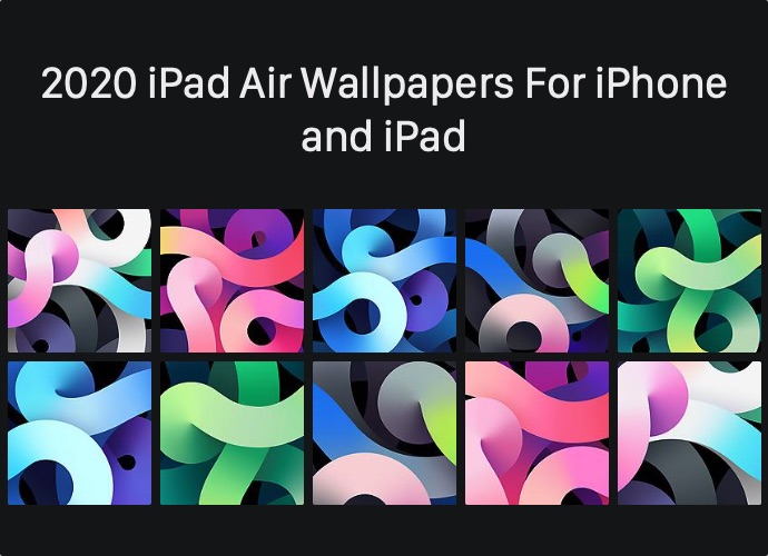 Download iPad Air Wallpapers From Apple Event Here - iOS Hacker
