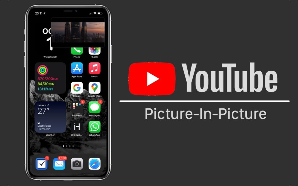 How To Watch YouTube Videos In iPhone Picture-In-Picture Mode Using  Shortcuts - iOS Hacker