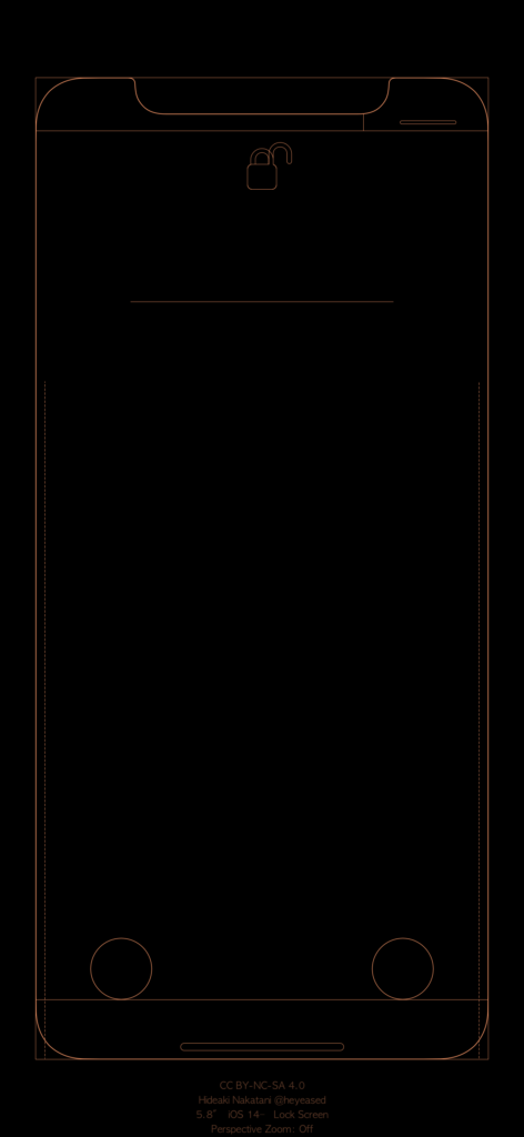 Orange Blueprint Wallpaper Lockscreen