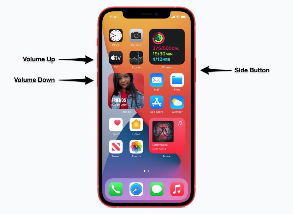 how restart iphone 12 mini