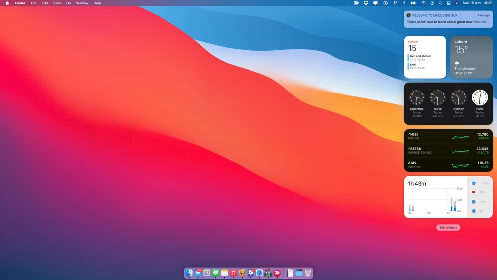 desktop widgets for mac