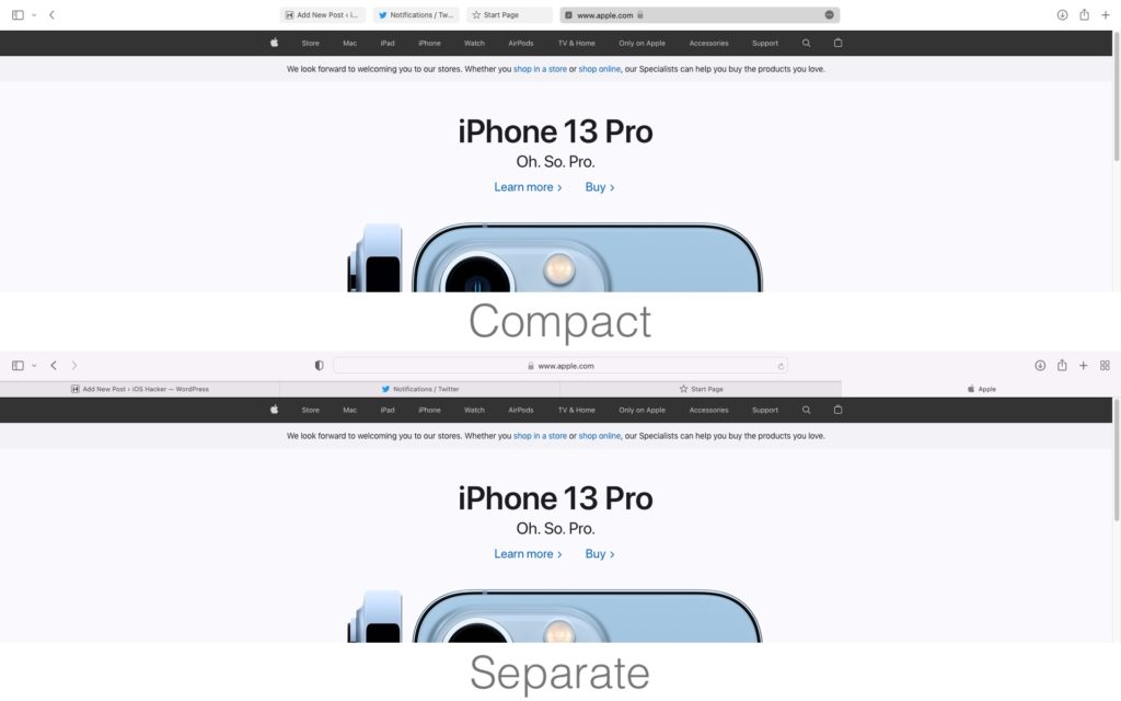 Get Safari's old look back