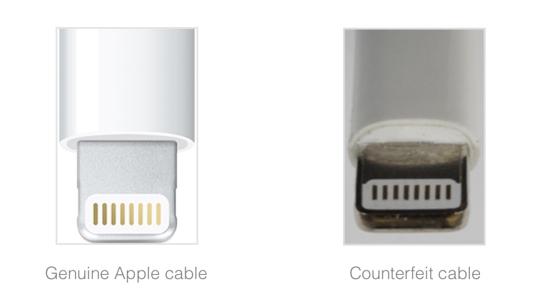 Apple cable is genuine or counterfeit